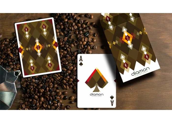 Diamon Playing Cards N° 27 Dark Roast by Dutch Card House Company