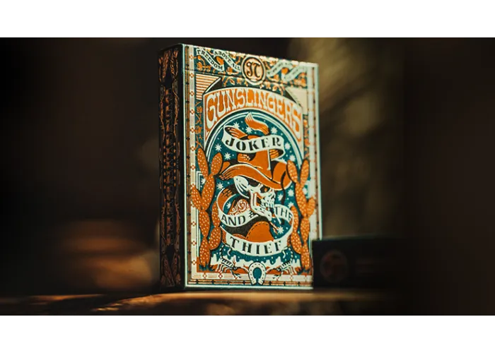 Gunslingers Poker (Blue) Playing Cards