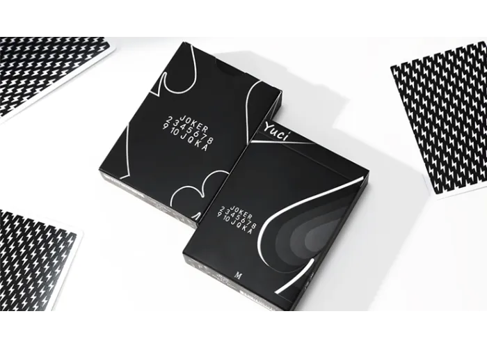 Yuci Tiny Wizard Black Playing Cards by TCC