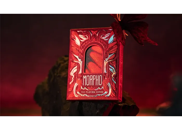 Morpho V2 (Carmine) Playing Cards by TCC Fashion