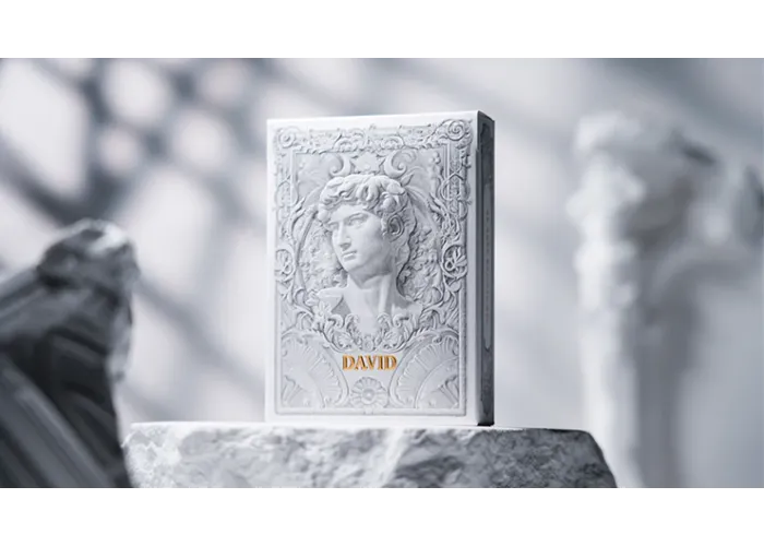 Alabaster David Luxury Playing Cards by TCC Fashion
