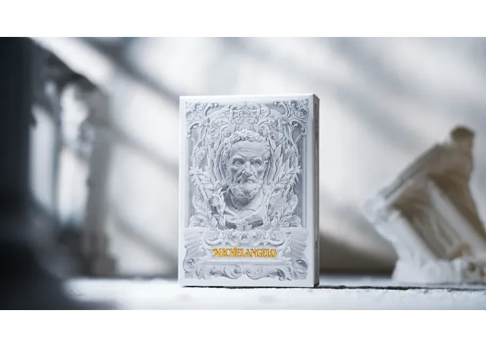 Alabaster Michelangelo Luxury Playing Cards by TCC Fashion