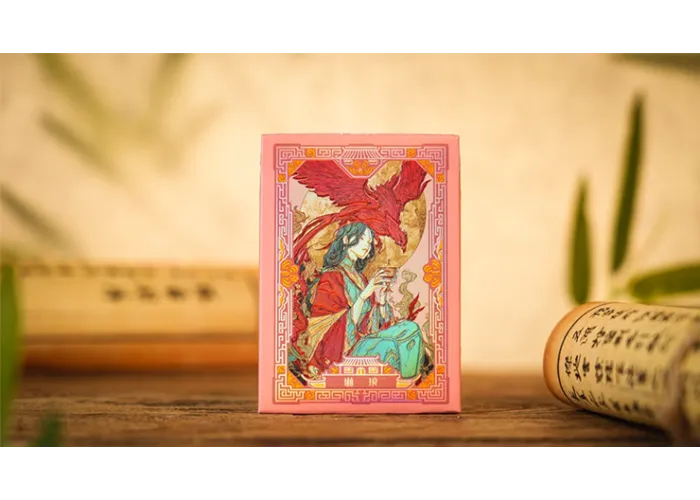 Ancient Relics Gem Playing Card by 52 Muse (Pink)