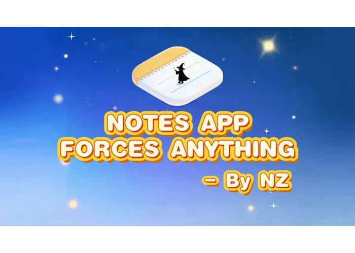Notes App Forces Anything by Richard Zeng & Bacon Magic