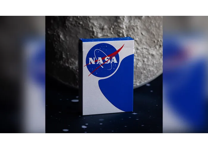 NASA HOLOGRAPHIC FOIL "MEATBALL" LOGO PLAYING CARDS