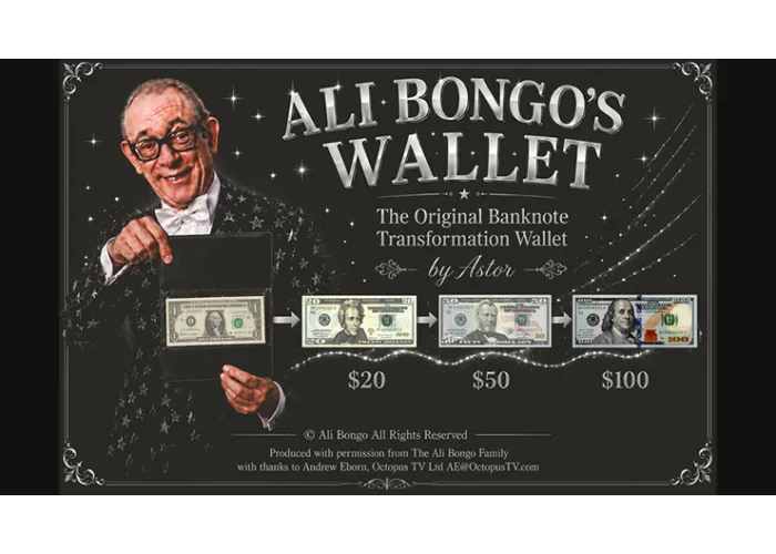 Ali Bongo's Wallet (Black) by Astor