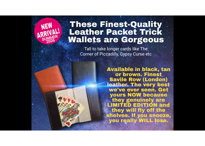 Leather Packet Wallet (Brown) by Paul Gordon