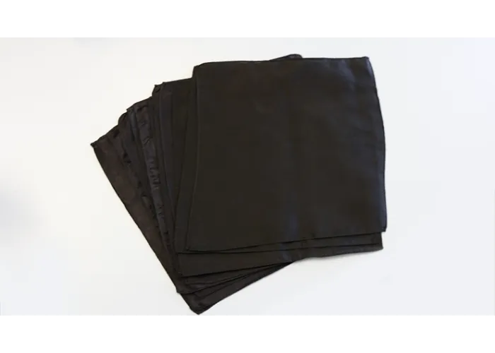 Silk 9 inch Premium 12 Pack bulk (Black) Magic by Gosh