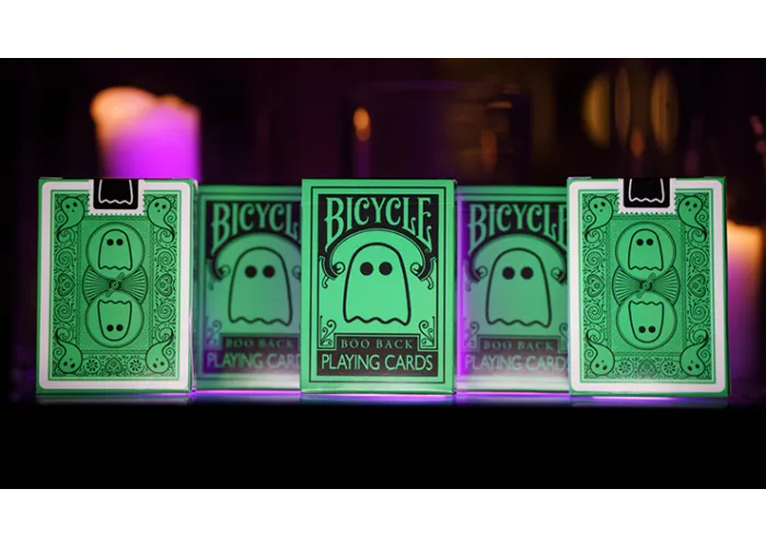 Bicycle Boo Back Playing Cards (Green)