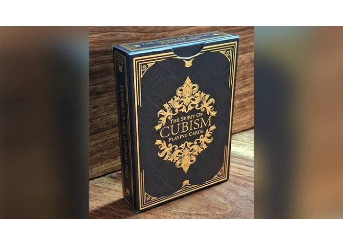 The Spirit of Cubism (Dark Black) Playing Cards