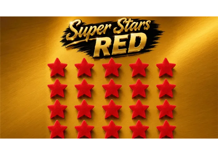 Super Stars Red (Bag of 20) Sponge