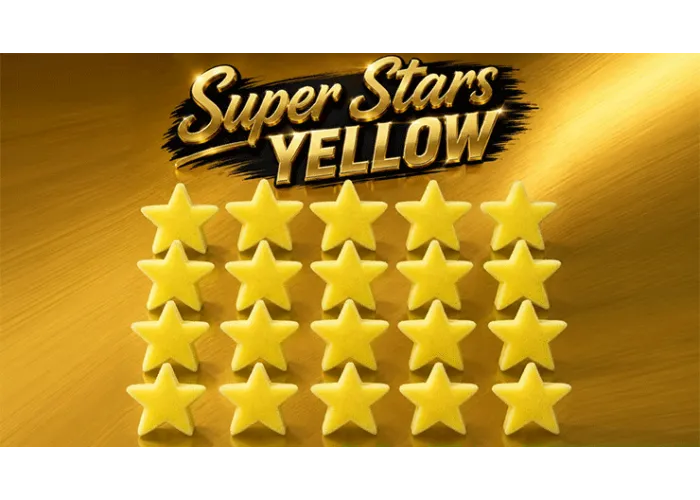 Super Stars Yellow (Bag of 20) Sponge