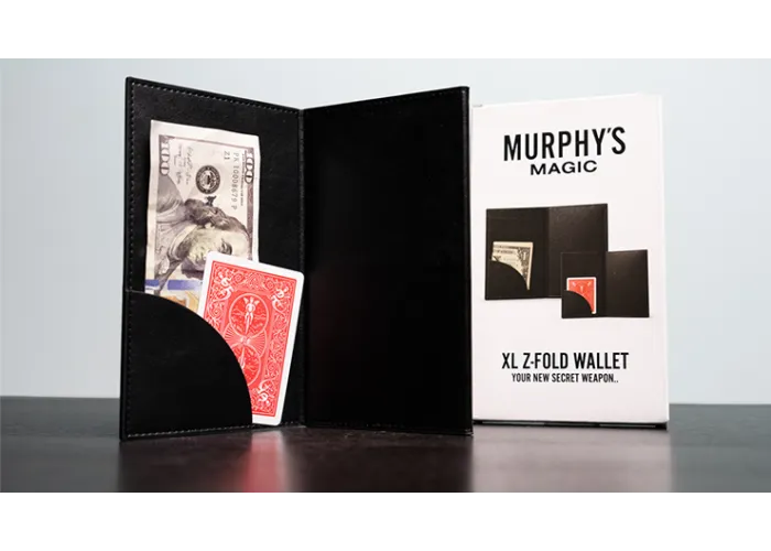 XL Z Fold Wallet (Magnetic Locking) by Murphy's Magic
