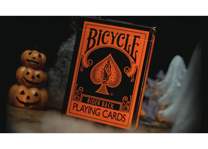 Bicycle Reverse (Orange) Playing Cards