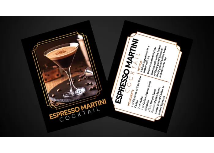 Cocktail Cards (Espresso Martini) by Svenpad