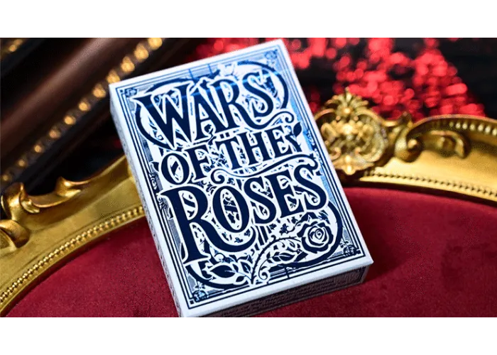 Wars of the Roses (Blue Tuck-2nd Edition Edge-dyed) Playing Cards