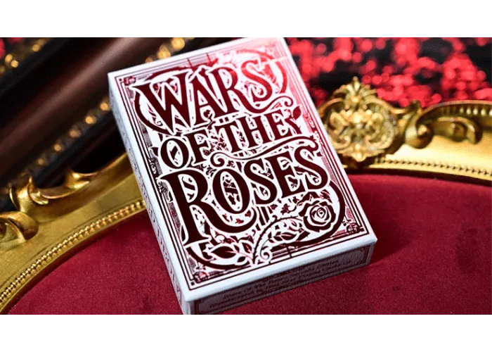Wars of the Roses (2nd Edition Red Tuck- Gilded ) Playing Cards