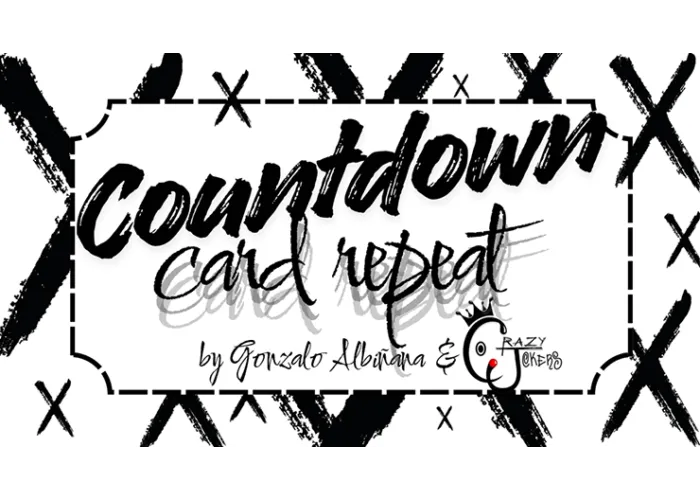 Countdown Repeat by Gonzalo Albiñana & CrazyJokers (Poker Size)