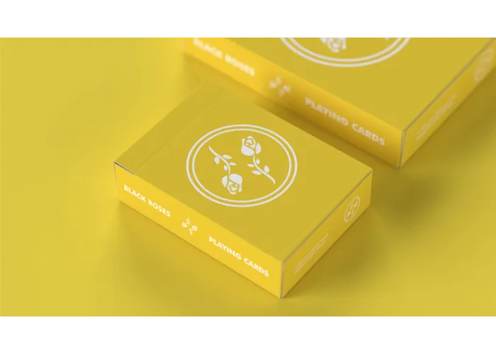 Black Roses Sunny Days Mini Playing Cards