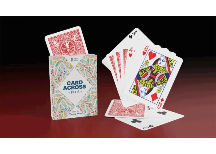 Card Across Plus by IARVEL MAGIC (Red)