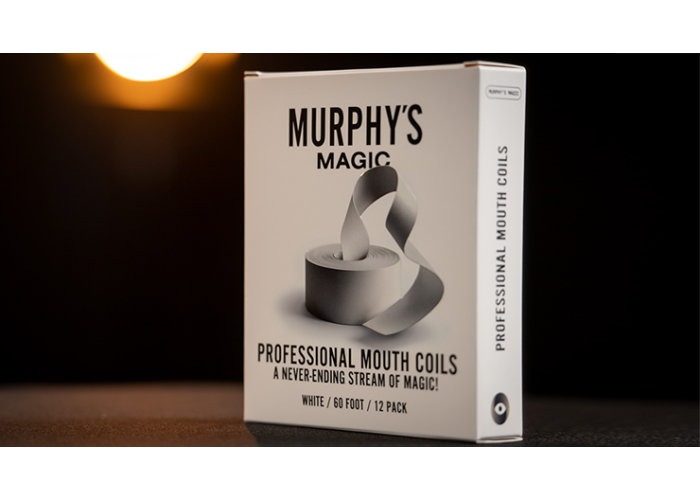Professional Mouth Coils 60ft white (12pk) by Murphy's Magic
