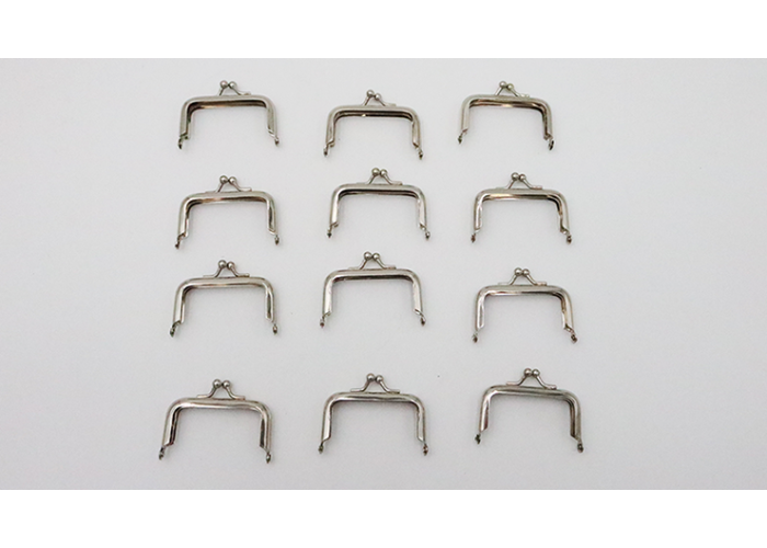 Purse Frames (Silver, 12 in one pack) Goshman