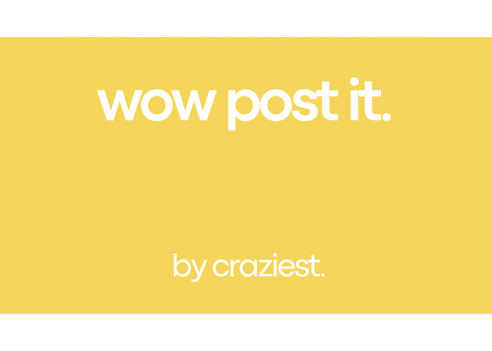 WOW Post-it by Craziest