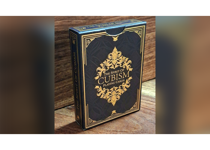 The Spirit of Cubism (Dark Black) Playing Cards