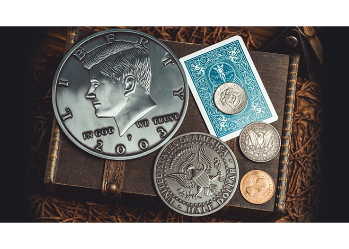 Bacon Jumbo Coin (Oversized Half Dollar) by Bacon Magic