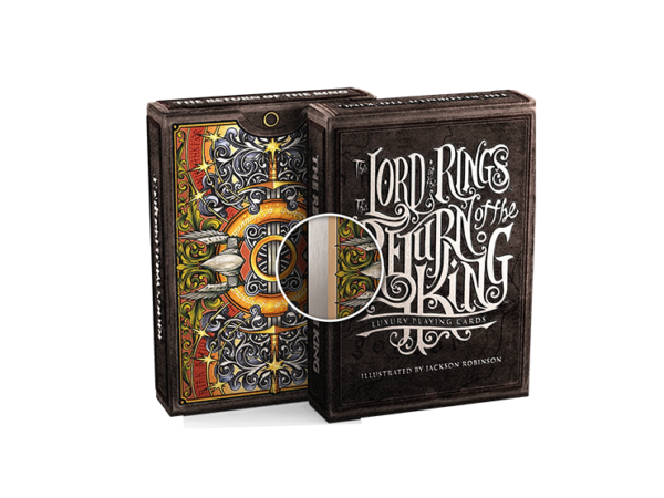 The Lord of the Rings - Return of the King Playing Cards (Black Gilded Edition) by Kings Wild