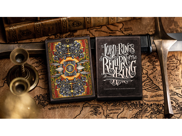 The Lord of the Rings - Return of the King Playing Cards (Black Gilded Edition) by Kings Wild