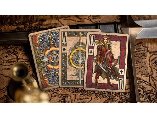 The Lord of the Rings - Return of the King Playing Cards by Kings Wild Project(Green)