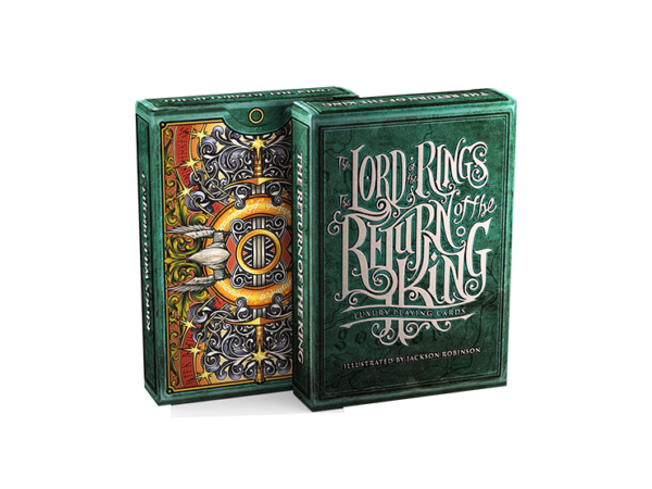 The Lord of the Rings - Return of the King Playing Cards by Kings Wild Project(Green)