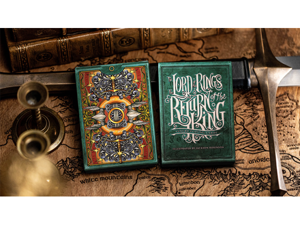 The Lord of the Rings - Return of the King Playing Cards by Kings Wild Project(Green)