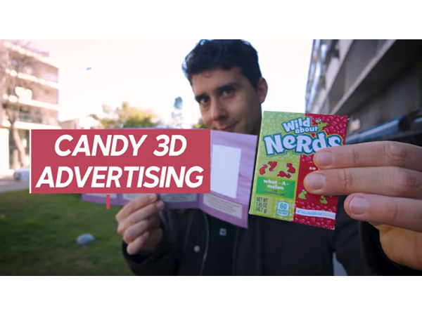 3D Candy Advertisement (Gimmicks and Online Instructions) by Henry Evans and Mysteries - Trick