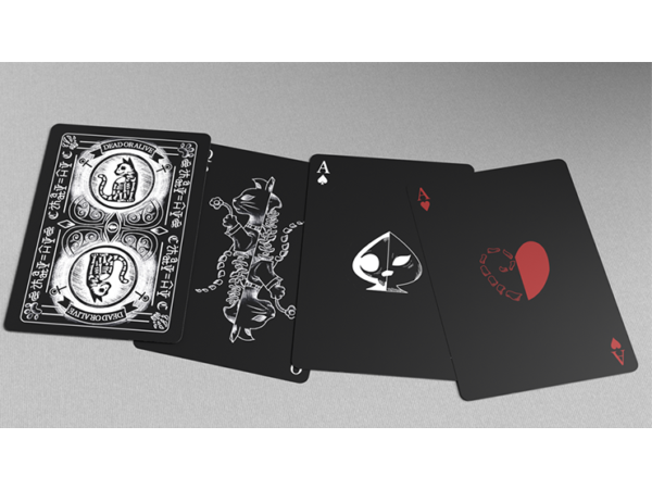 Schrodinger's Cat: Dead Black Edition Playing Cards