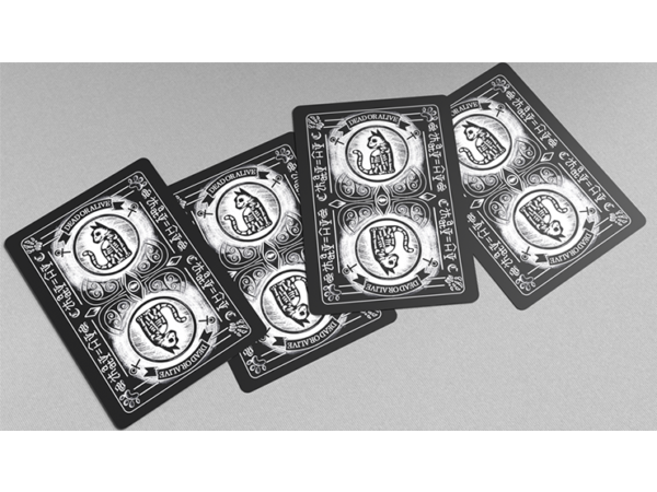 Schrodinger's Cat: Dead Black Edition Playing Cards