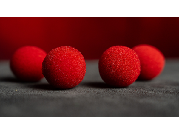 Magic Sponge Balls 4PK RED 1" by Murphy's Magic
