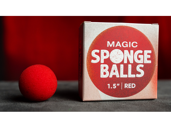 Magic Sponge Balls 4PK RED 1.5" by Murphy's Magic