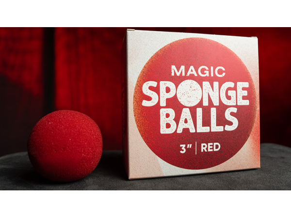 Magic Sponge Balls 4PK RED 3" by Murphy's Magic