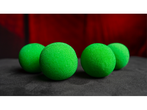 Magic Sponge Balls 4PK GREEN 2" by Murphy's Magic