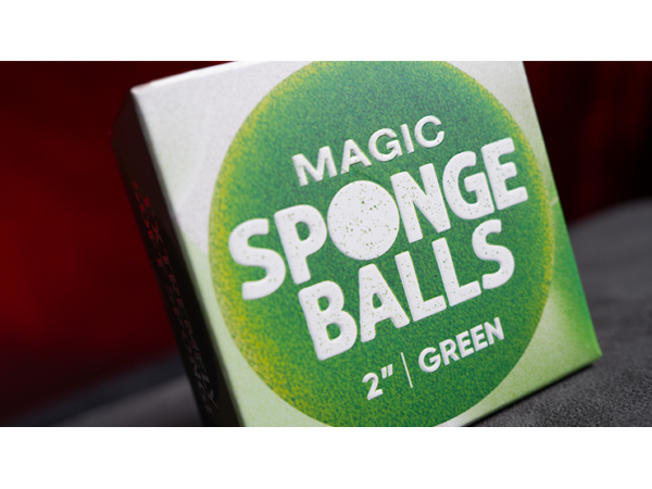 Magic Sponge Balls 4PK GREEN 2" by Murphy's Magic