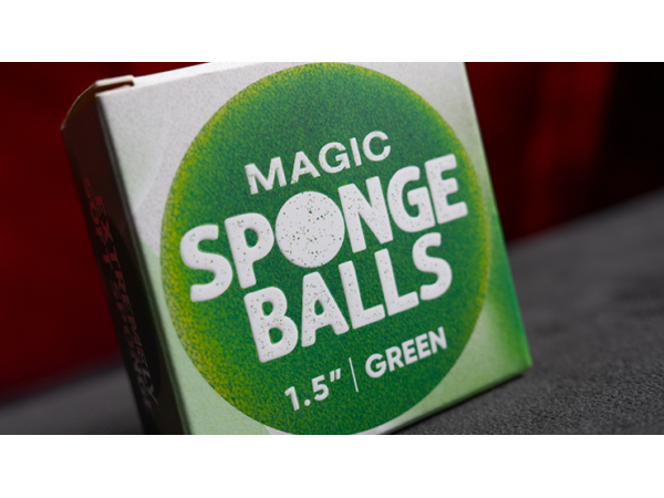 Magic Sponge Balls 4PK GREEN 1.5" by Murphy's Magic