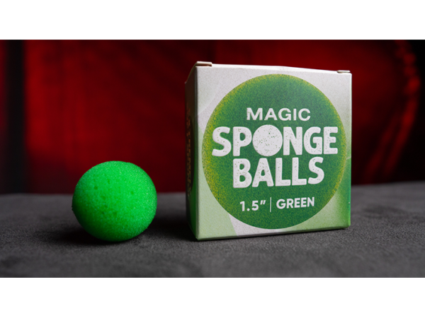 Magic Sponge Balls 4PK GREEN 1.5" by Murphy's Magic