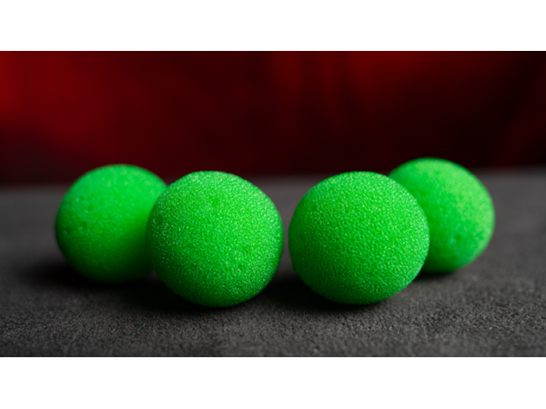 Magic Sponge Balls 4PK GREEN 1" by Murphy's Magic
