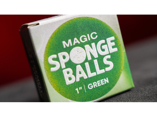 Magic Sponge Balls 4PK GREEN 1" by Murphy's Magic