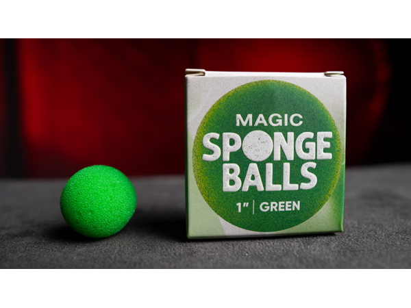 Magic Sponge Balls 4PK GREEN 1" by Murphy's Magic