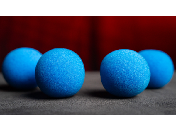 Magic Sponge Balls 4PK BLUE 1.5" by Murphy's Magic