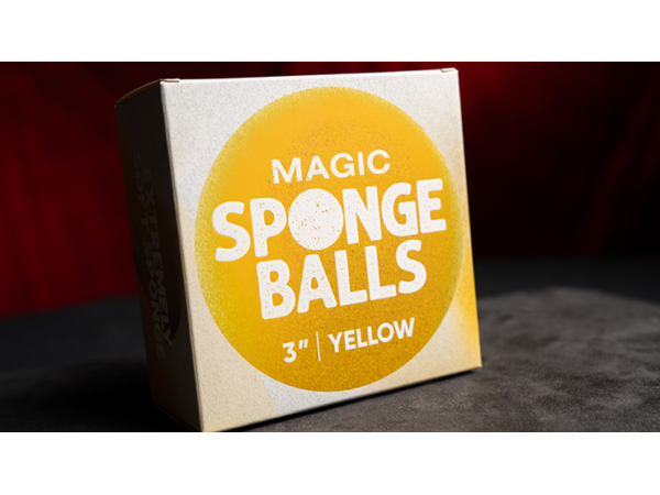 Magic Sponge Balls 4PK YELLOW 3" by Murphy's Magic