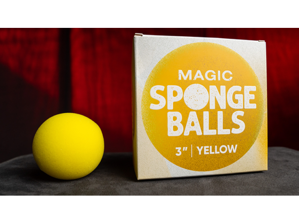 Magic Sponge Balls 4PK YELLOW 3" by Murphy's Magic